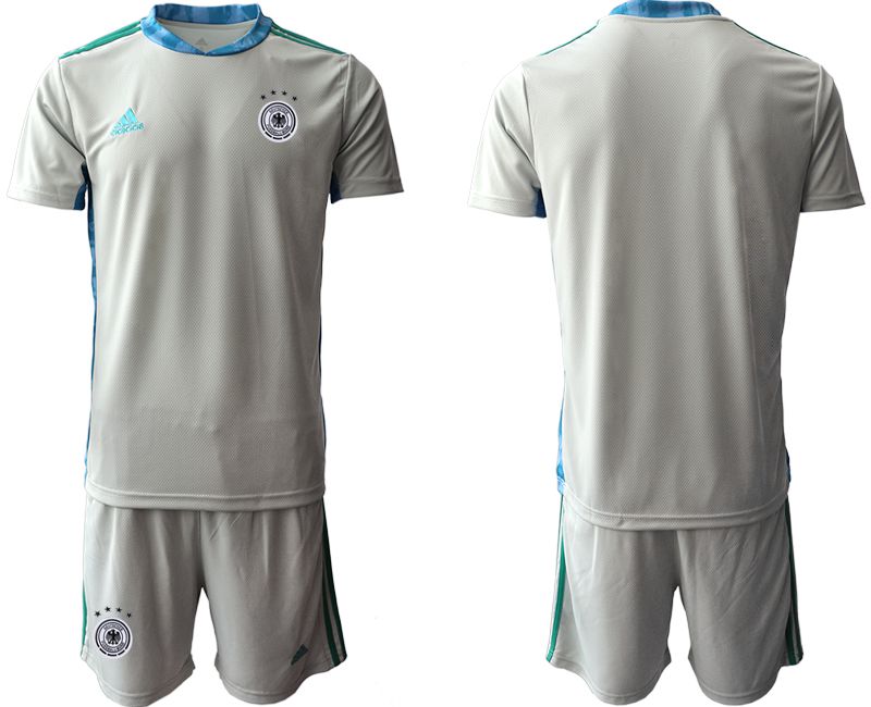 Men 2021 World Cup National Germany gray goalkeeper Soccer Jerseys->germany jersey->Soccer Country Jersey